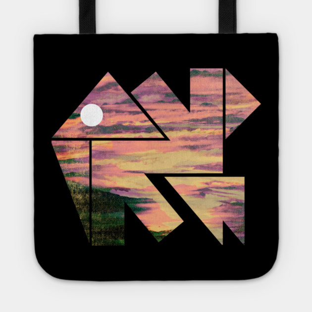 Elephant Geometrica. Tote by casualteesinc