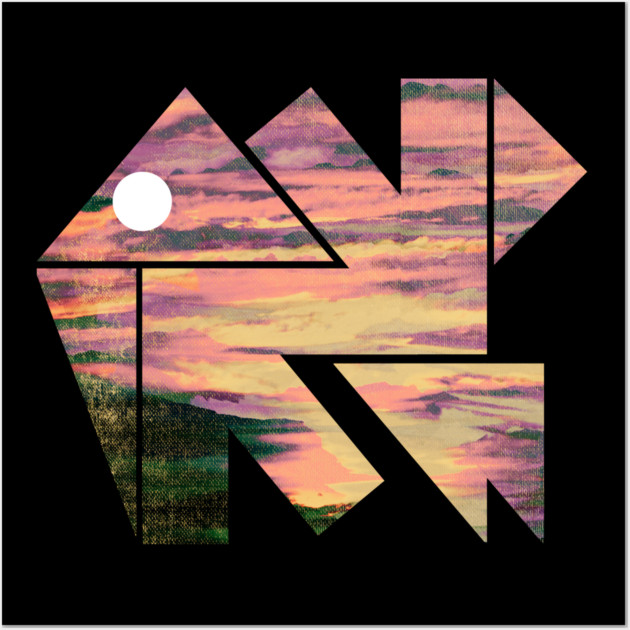 Elephant Geometrica. Wall Art by casualteesinc