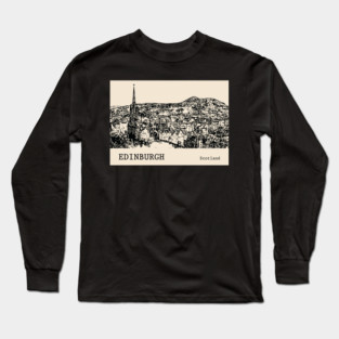 Edinburgh Scotland Long Sleeve T-Shirt