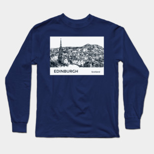 Edinburgh Scotland Long Sleeve T-Shirt