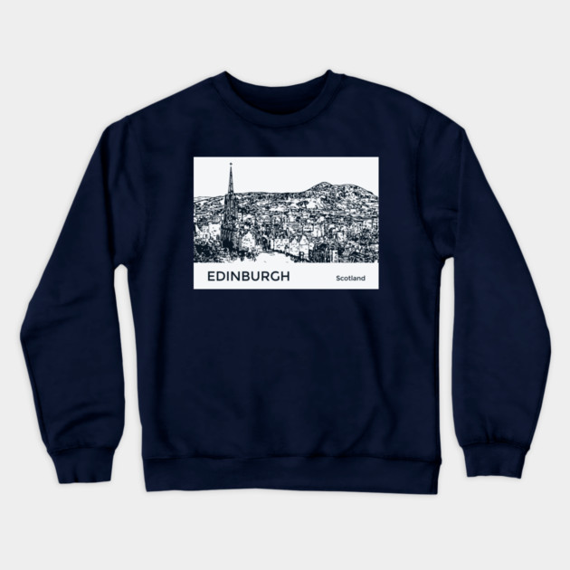 Edinburgh Scotland Crewneck Sweatshirt by Lakeric