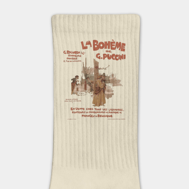 La Bohéme de Puccini - Vintage Opera Poster by TuncGK