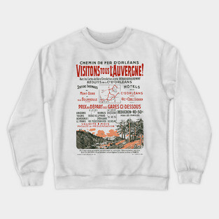 Authentic Vintage Advertisement - French Railways Crewneck Sweatshirt
