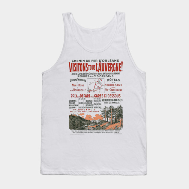 Authentic Vintage Advertisement - French Railways Tank Top by TuncGK