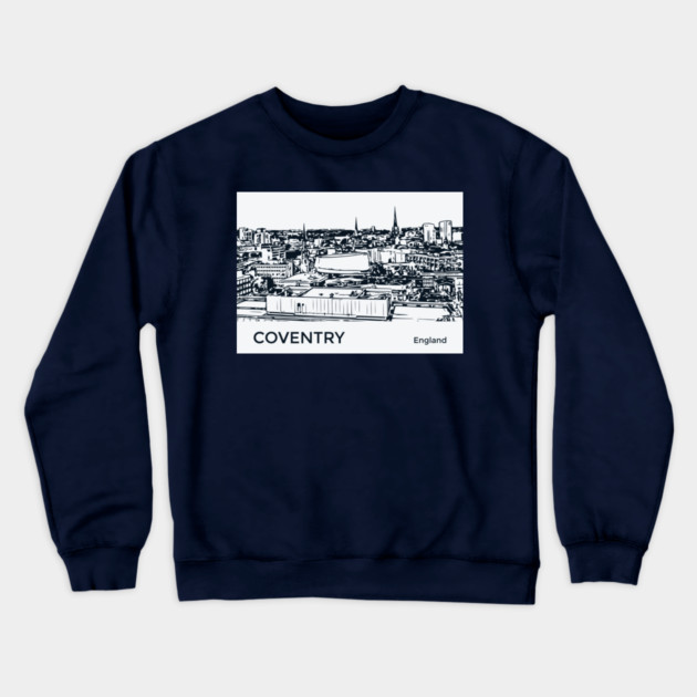 Coventry England Crewneck Sweatshirt by Lakeric