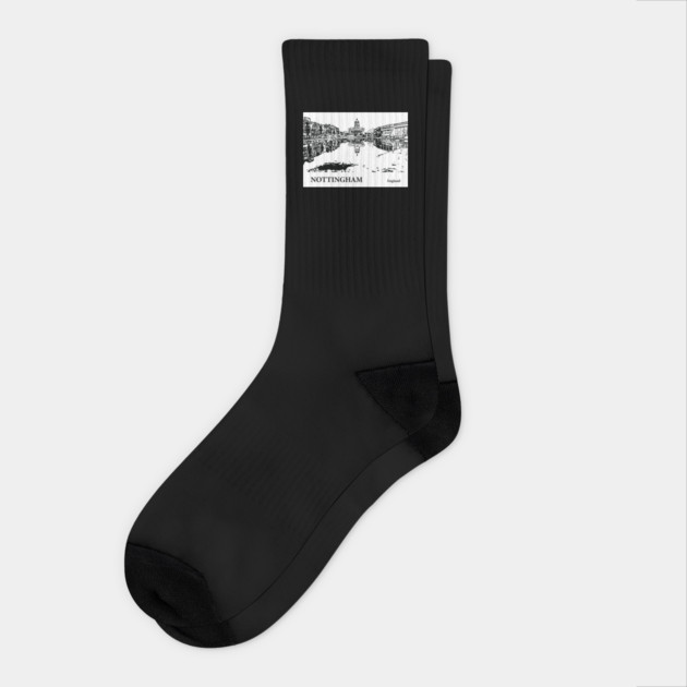 Nottingham England Socks by Lakeric