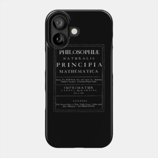 Newton's Principia for Physics & Science Lovers - Authentic Vintage Phone Case