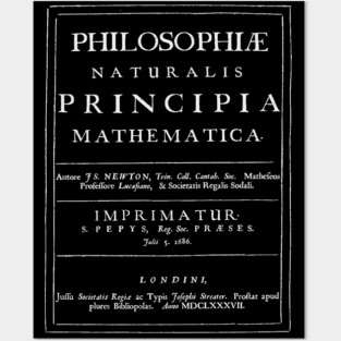 Newton's Principia for Physics & Science Lovers - Authentic Vintage Posters and Art