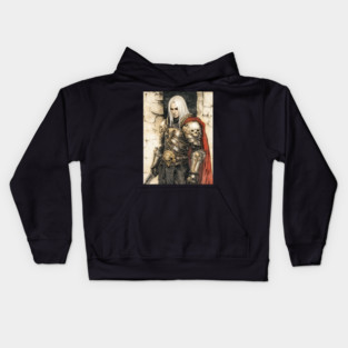 D4 Necromancer Fanart Kids Hoodie
