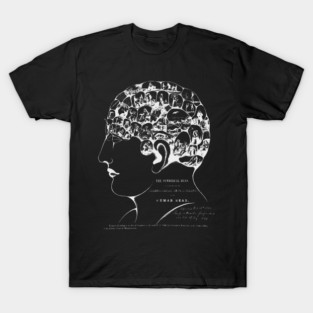The Symbolical Head - Vintage Book Cover Human Brain T-Shirt