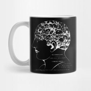 The Symbolical Head - Vintage Book Cover Human Brain Mug