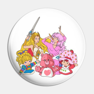 retro 80s cartoon's Pin