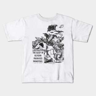 Tribute to Francisco Goya - Sleep of Reason Kids T-Shirt