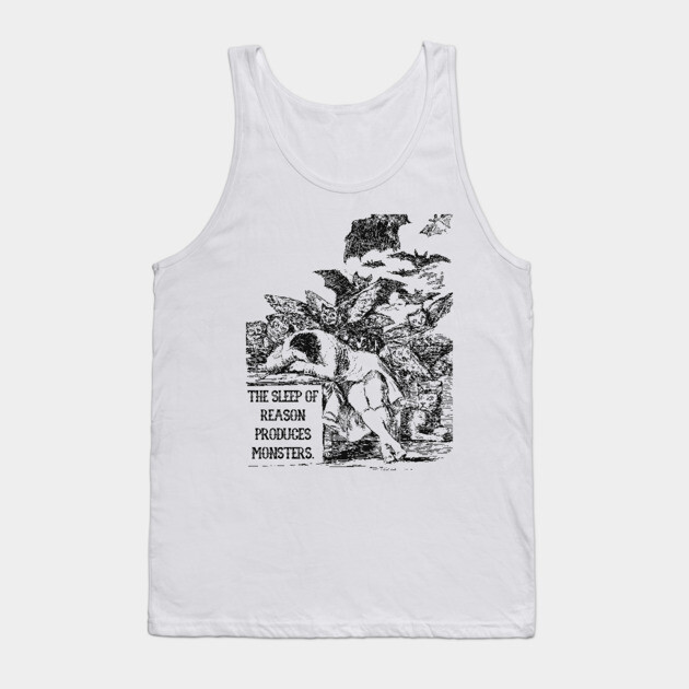 Tribute to Francisco Goya - Sleep of Reason Tank Top by TuncGK