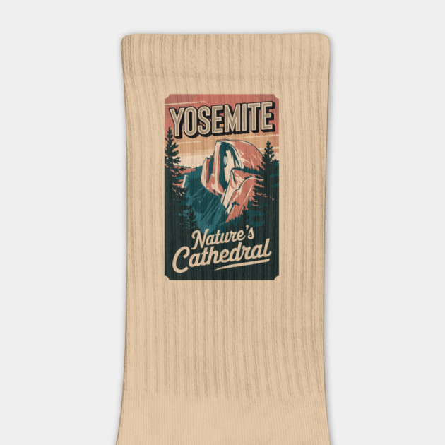 Yosemite Nature’s Cathedral Scenic Wall Art Poster by Designed By Marty