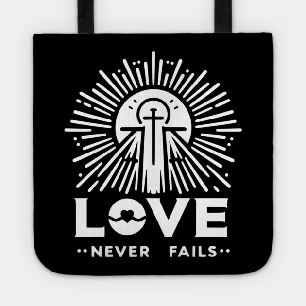 Love Never Fails Tote by Frank Ring