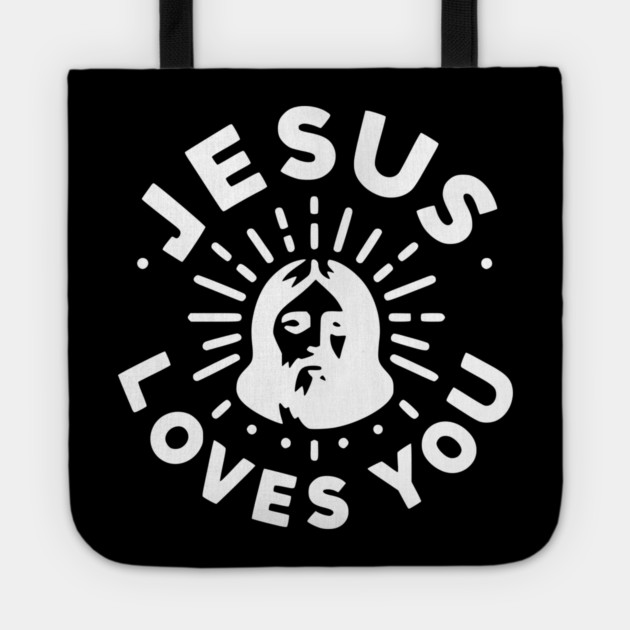 Jesus Loves You Tote by Frank Ring