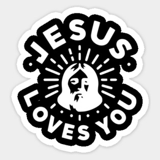 Jesus Loves You Sticker