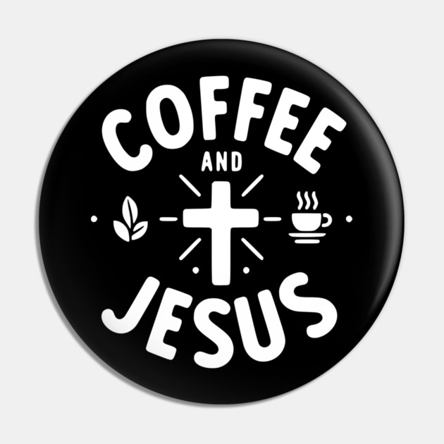 Coffee and Jesus Pin by Frank Ring