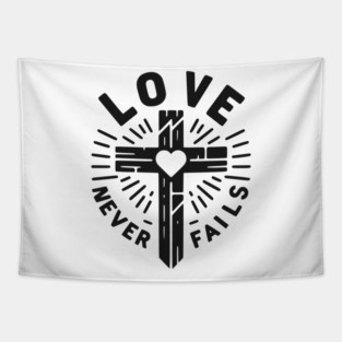 Love Never Fails Tapestry