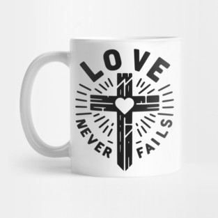 Love Never Fails Mug