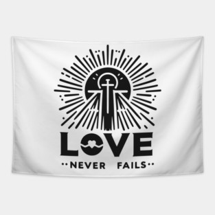 Love Never Fails Tapestry
