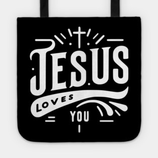 Jesus Loves You Tote