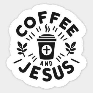 Coffee and Jesus Magnet