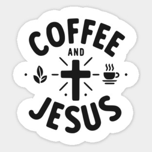 Coffee and Jesus Magnet