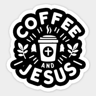 Coffee and Jesus Magnet