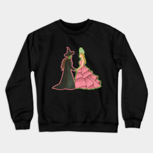 Wicked Elphaba and Glinda Crewneck Sweatshirt