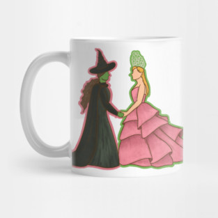 Wicked Elphaba and Glinda Mug