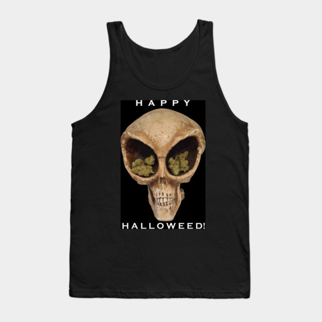 Happy Halloweed! - Weed Design Tank Top by MrGreenGenes420