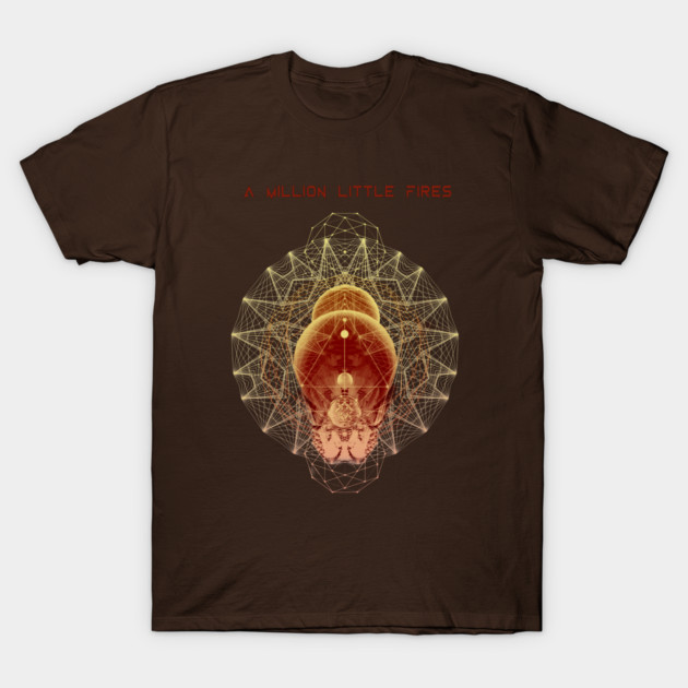 AMLF - "Violent Halos" logo (color) T-Shirt by A_Million_Little_Fires_merch