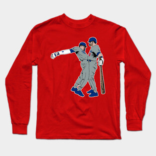 The Dodger Dinger - Crotch Bump Long Sleeve T-Shirt