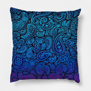 Purple Paisley Pillow
