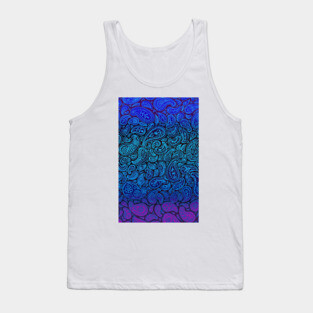 Purple Paisley Tank Top