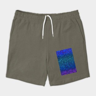 Purple Paisley Shorts