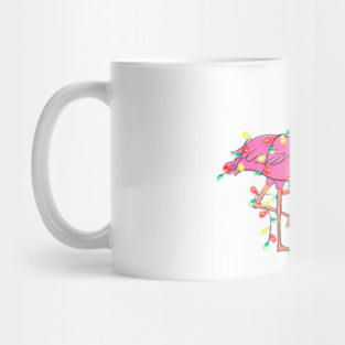 Christmas Flamingo Mug