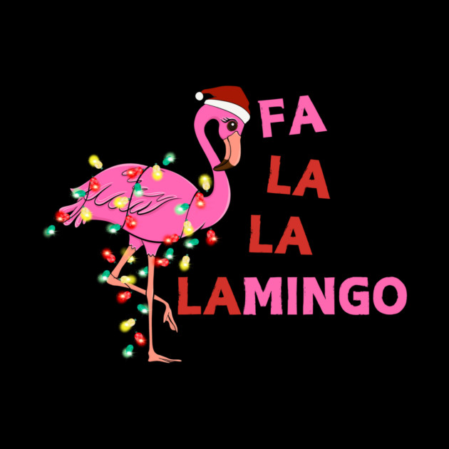 Christmas Flamingo by The WYLD Tribe