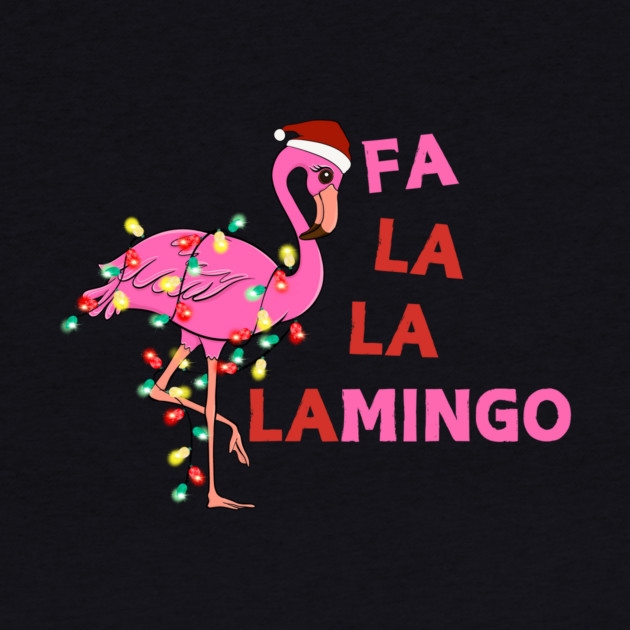 Christmas Flamingo by The WYLD Tribe