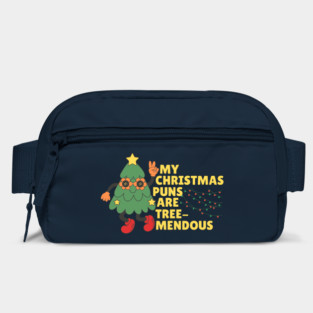 Groovy Tree-Mendous Christmas Pun Bag