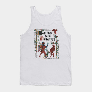 Krampus Medieval Style - Naughty List - Funny Retro Vintage English History II Tank Top