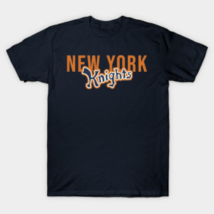 Knights, New York Vintage Typography Style T-Shirt