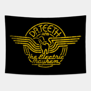 dr teeth yellow Tapestry