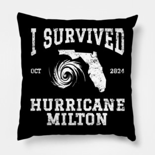 I Survived Hurricane Milton Pillow