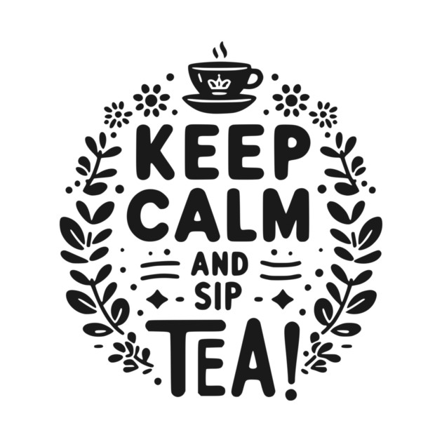 Keep Calm and Sip Tea by Frank Ring