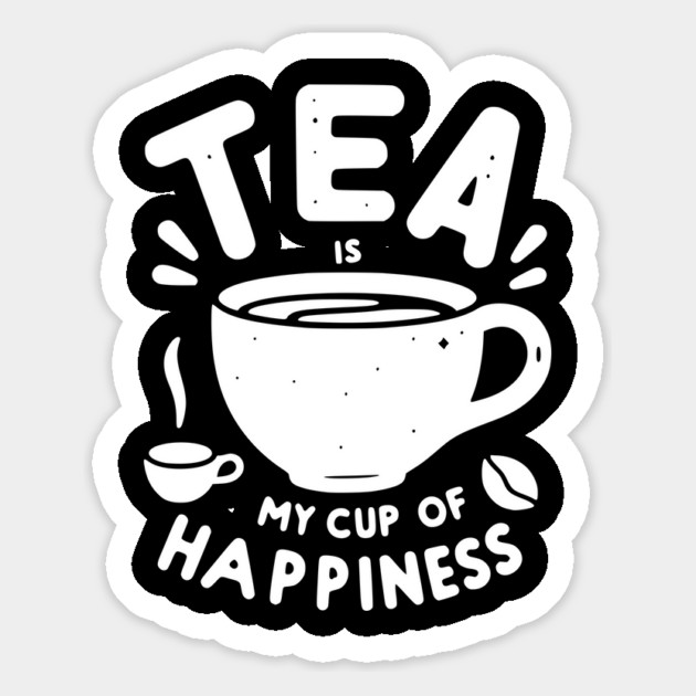 Tea is My Cup of Happiness Magnet by Frank Ring