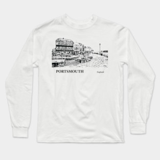 Portsmouth England Long Sleeve T-Shirt