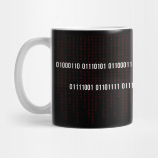 Fuck you in binary code Mug